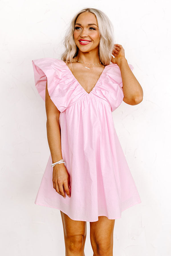 Palm Beach Skies Mini Dress In Pink Image - 2