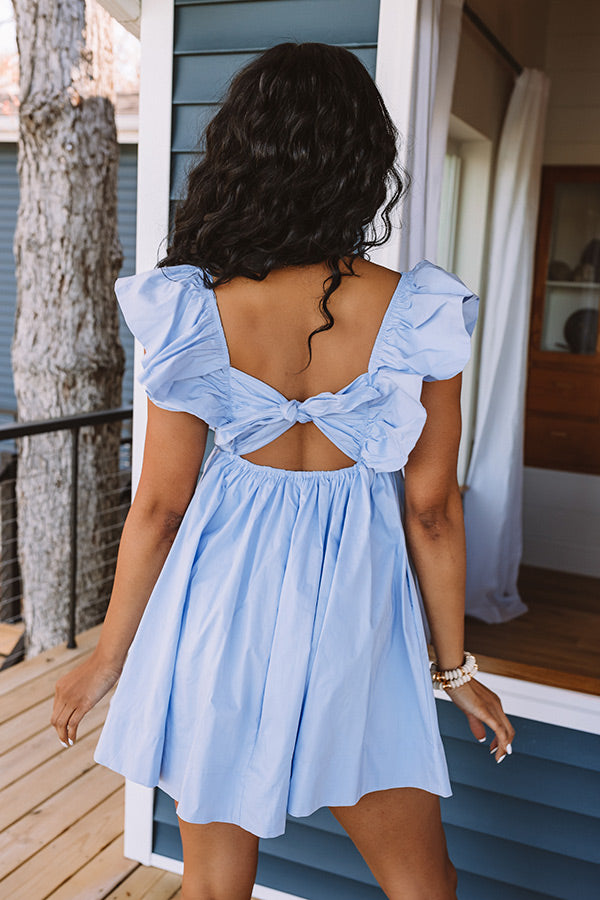 Happiness On The Way Mini Dress In Sky Blue Image - 5