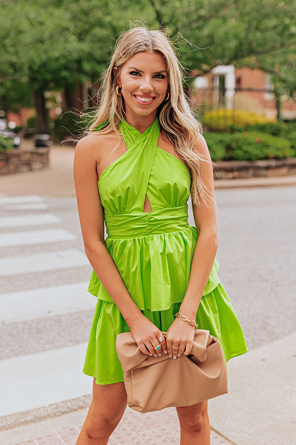 Outpost Halter Mini Dress Image - 1