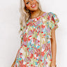 Garden Glory Shift Top In Lime Image - 1
