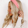 Shore About It Embellished Headband In Pink Image - 1
