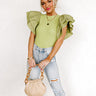 Keen On You Bodysuit in Lime Image - 1