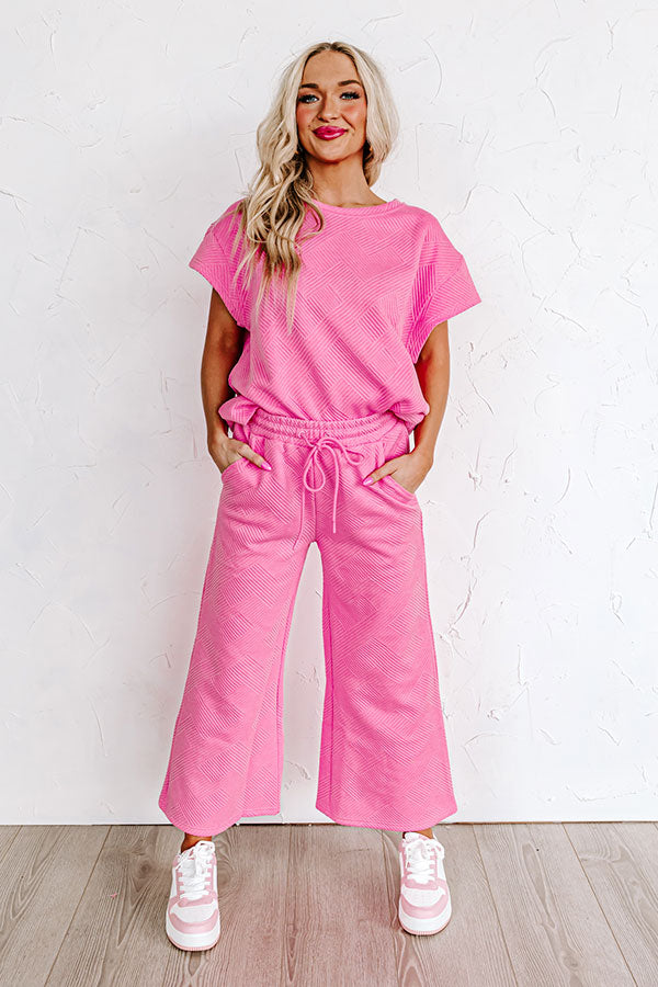 Lattes First High Waist Trousers in Bubblegum Pink Image - 1