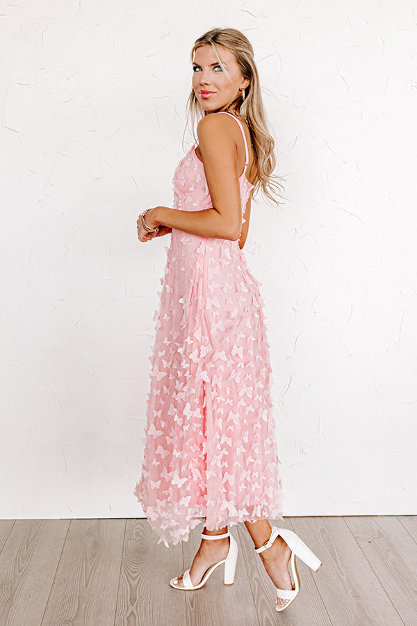 Garden Party Glow Midi in Pink Image - 4