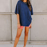 Learn As You Go Shift Tee in Navy Image - 1
