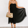 Powerful Love Pleated Midi In Black Image - 1