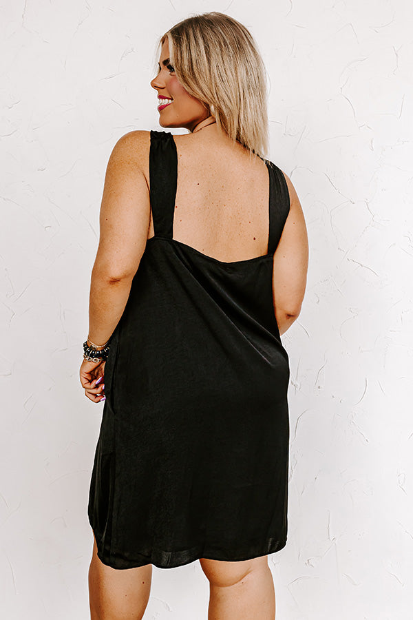 NYC Dreams Mini Dress In Black Curves Image - 5