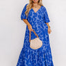 Sailboat Soiree Maxi in Royal Blue Curves Image - 1