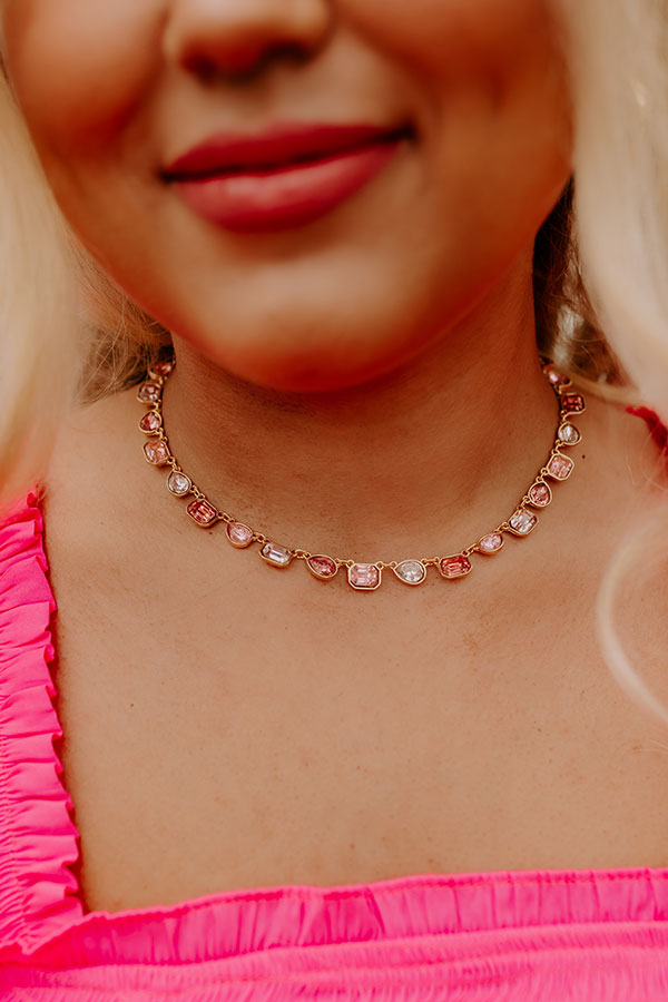Perfectly Polished Necklace In Pink Image - 3