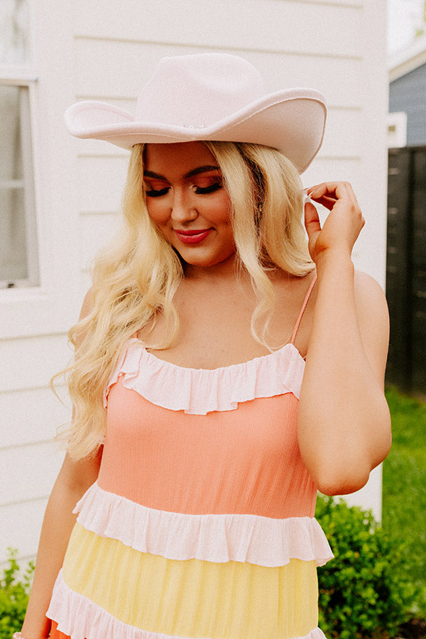 Rhinestone Rodeo Felt Cowboy Hat Image - 3