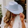 Visiting Town Felt Cowboy Hat in Sky Blue Image - 1