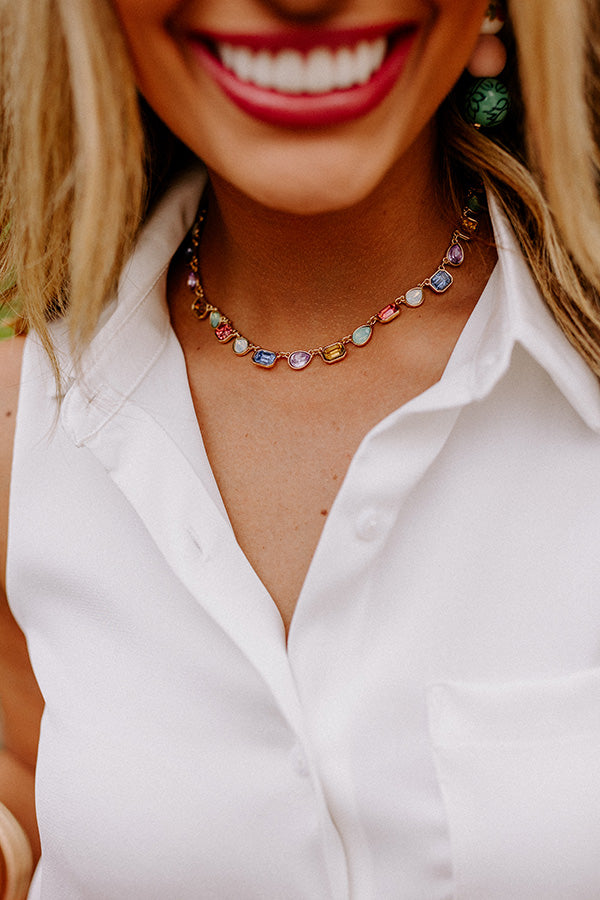 Perfectly Polished Necklace In Multi Image - 2
