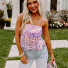 Sips Of Chardonnay Sequin Tank Image - 1