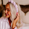 Effortless Moments Embellished Spa Headband In Lavender Image - 1