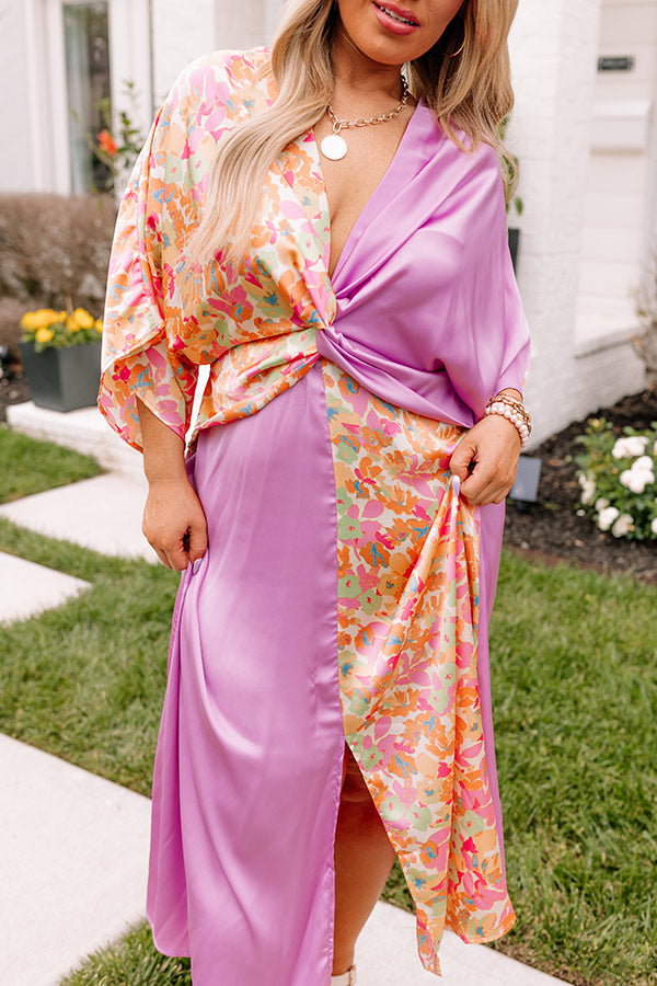 For The Frill Of It Satin Midi Curves Image - 3