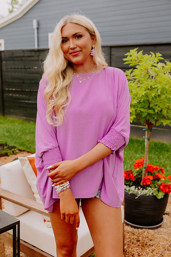 Simply Spectacular Shift Top in Purple Image - 4