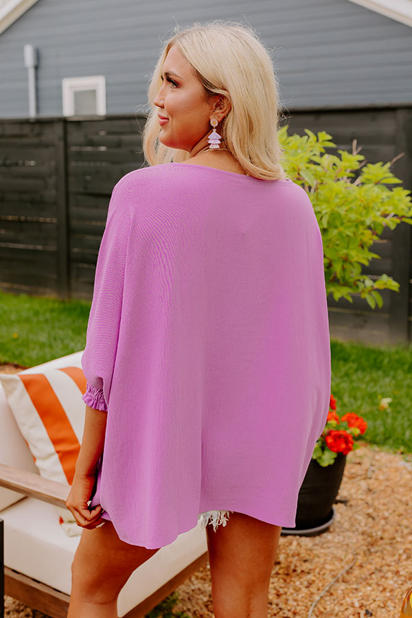 Simply Spectacular Shift Top in Purple Image - 5