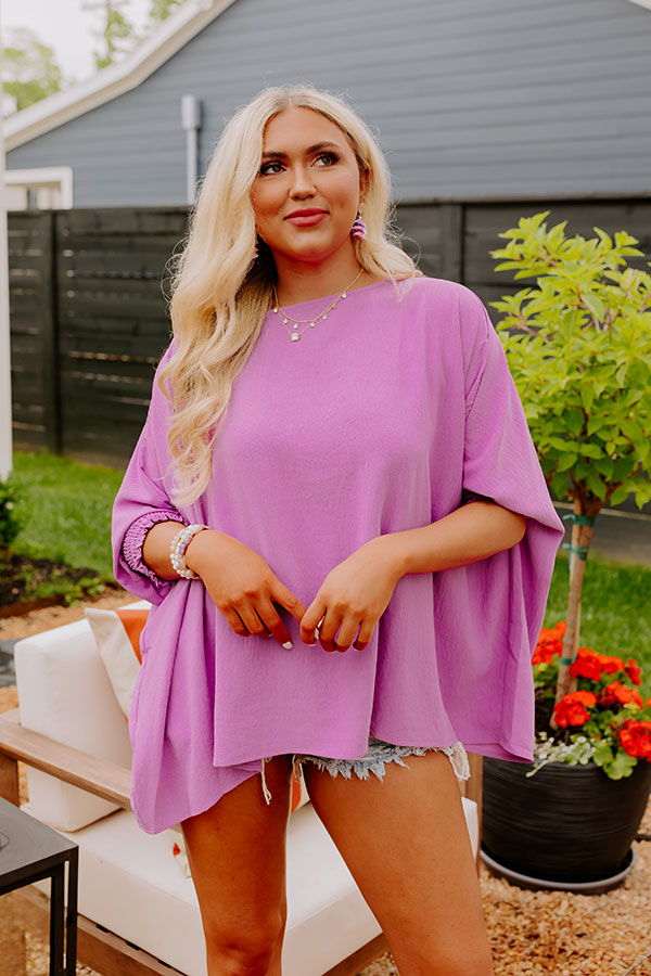 Simply Spectacular Shift Top in Purple Image - 3