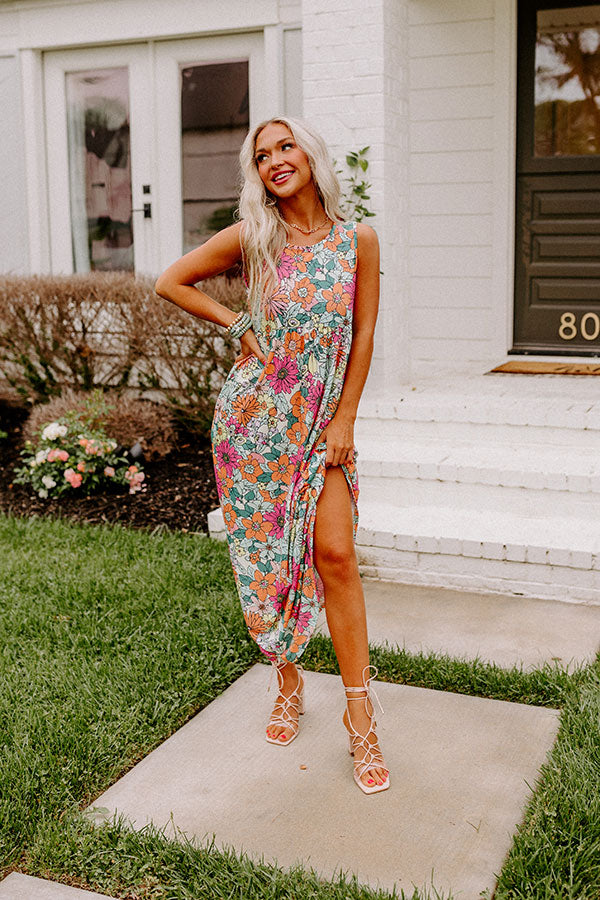 Happiness Defined Floral Maxi Image - 1