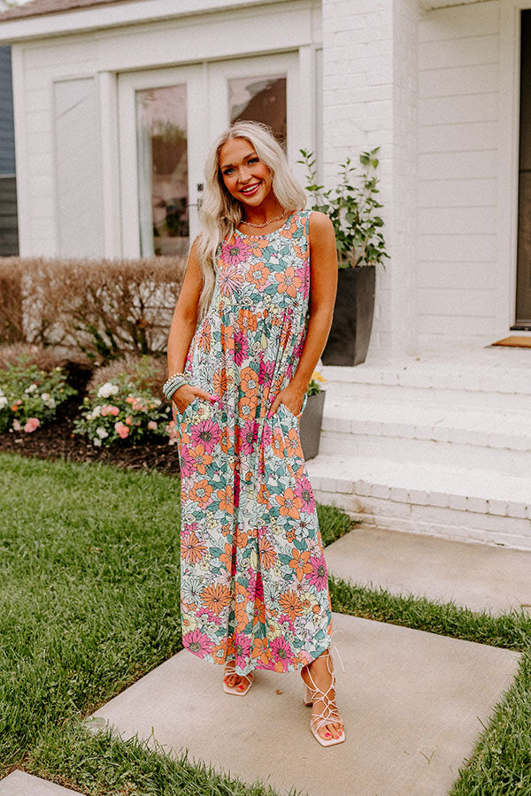 Happiness Defined Floral Maxi Image - 2