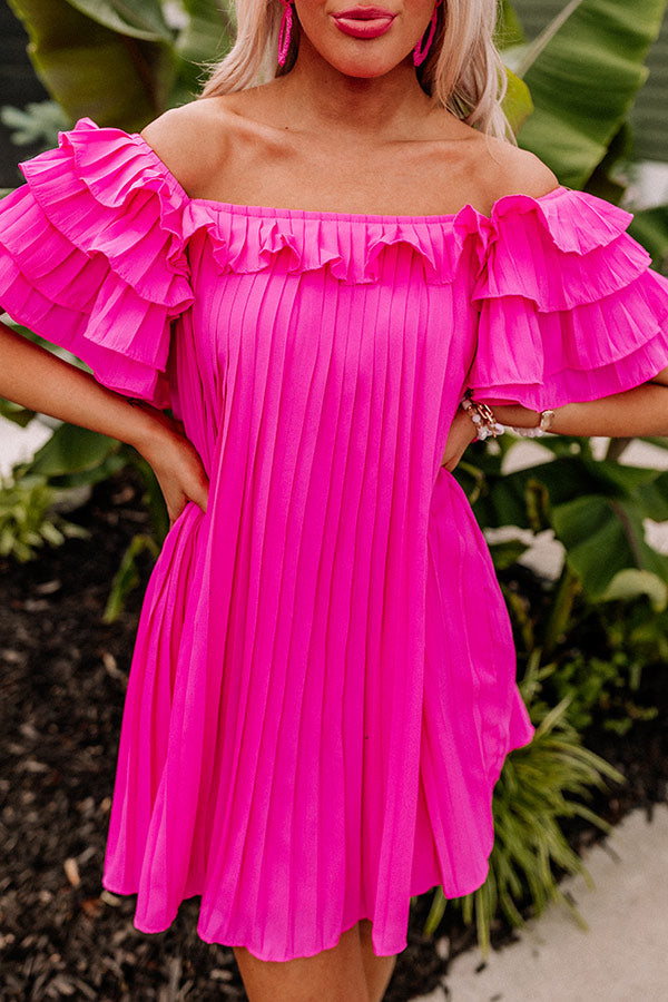 Play Our Song Pleated Dress Image - 5