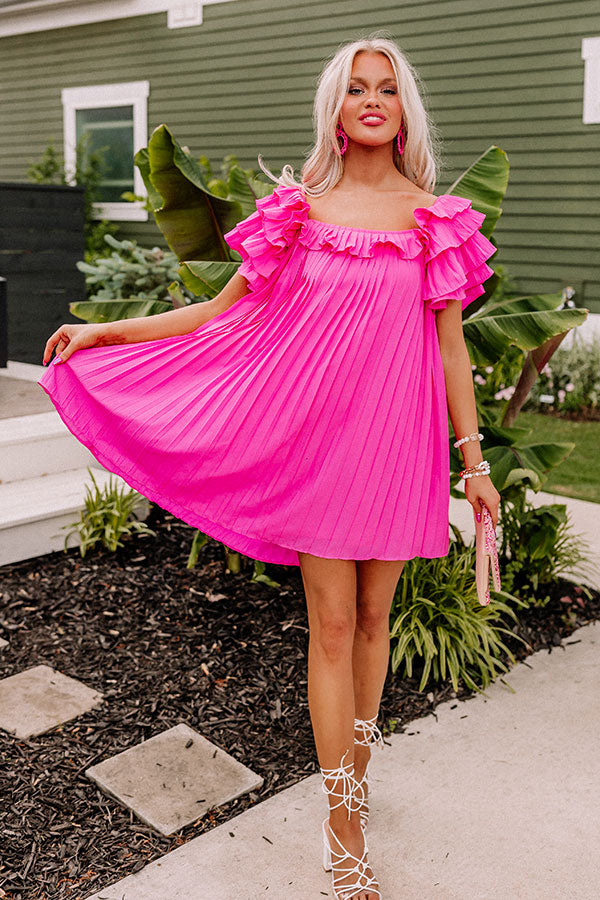 Play Our Song Pleated Dress Image - 3