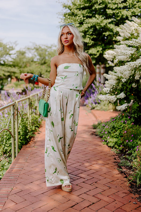 Better Off In Bali Satin Trousers Image - 5