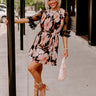 Easily Enchanted Pleated Dress In Black Image - 1