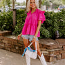 Passing Through Town Top In Pink Image - 1