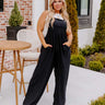 Happy Sanctuary Wide Leg Jumpsuit in Black Curves Image - 1