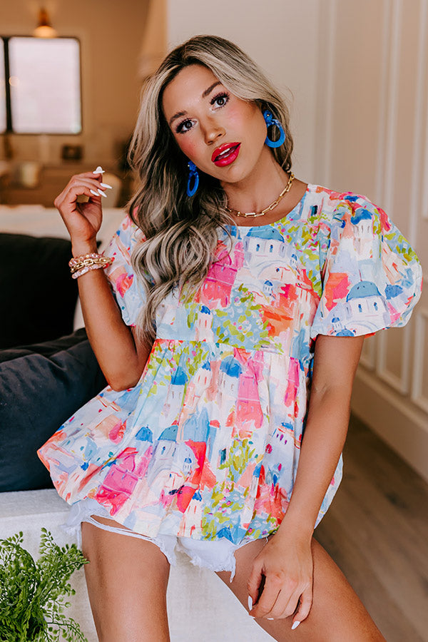 Parisian Avenue Babydoll Top Image - 1