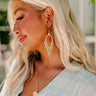 VIP Situation Beaded Earrings in Aqua Image - 1
