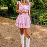 Only Good Karma Skirt In Pink Image - 1