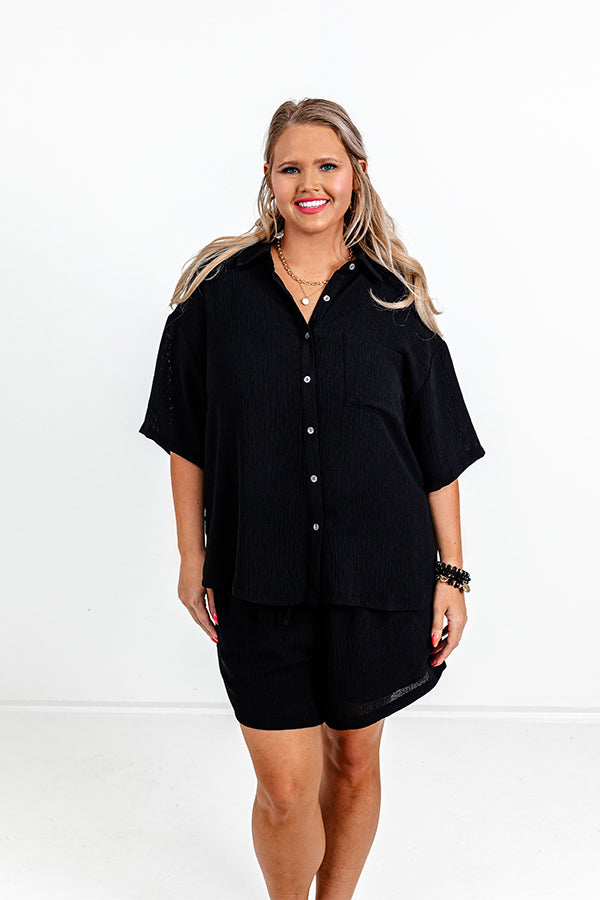 Chill Touch Button Up Top Curves Image - 5