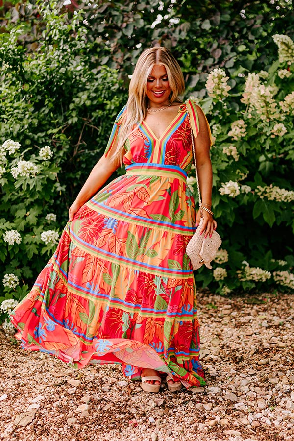 Island Oasis Maxi Dress Curves Image - 1