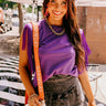 Midwest Weekend Fringe Top In Purple Image - 1