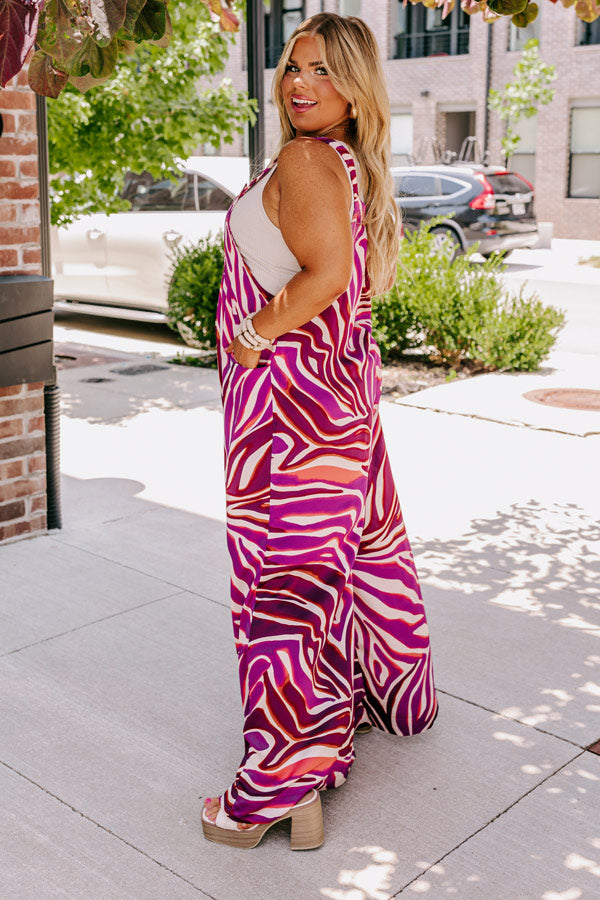 Ivy Lane Satin Jumpsuit Curves Image - 3
