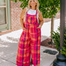 Keeping Interest Linen-Blend Jumpsuit Curves Image - 1