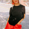 Midwest Weekend Fringe Top In Black Image - 1