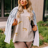 Easy Tiger Mineral Wash Graphic Tee in Taupe Curves Image - 1
