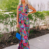 Crushing In The Keys Satin Maxi Image - 1