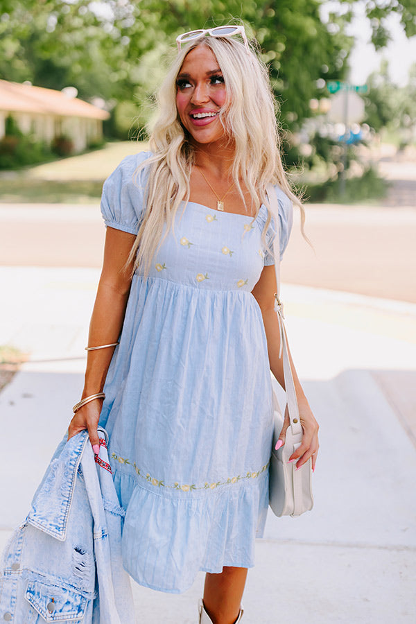 Daily Obsession Embroidered Dress Image - 1