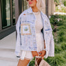 The Nabana Embroidered Denim Jacket Image - 1