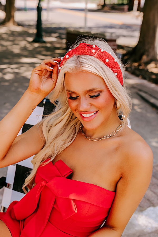 Top Of The Charts Embellished Woven Headband