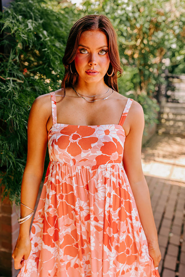 Hula Happiness Midi In Peach Image - 2