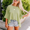 One Way Ticket Shift Top in Lime Punch Image - 1