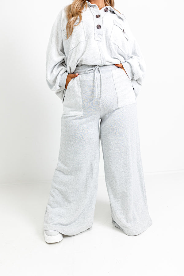 Sunday Slow Down High Waist Pants Curves Image - 3