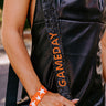 It's Gameday Beaded Bag Strap in Orange/Black Image - 1