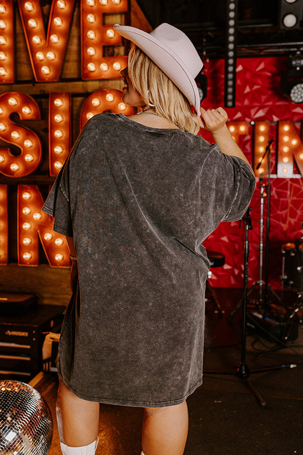 Nashville Graphic T-Shirt Dress Curves Image - 4