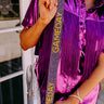 It's Gameday Beaded Bag Strap in Yellow/Purple Image - 1